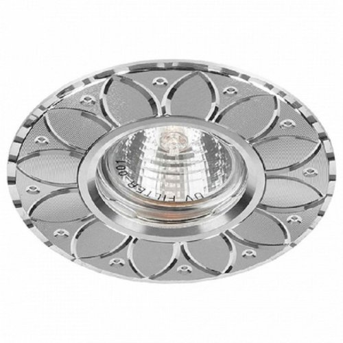 Светильник встраиваемый Feron MR16 G5.3 Серебро GS-M389 картинка 